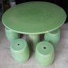 green ceramic garden t...