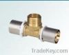 brass press fitting for PEX pipe