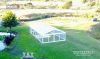 8m width transparent clear span tent for wedding, parties, ourdoor events