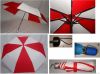 3-sec manual open black metal folded  budget umbrella