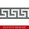 Stone border tile wall...