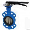 D80 Pn16 EPDM Seated Wafer Type CI Butterfly Valve