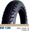 Tubeless tire for motorbike