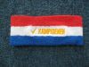 Custom Embroidery Sports Cotton Wristband/Sweatband