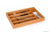 Bamboo Storage Box, Large Expandable Drawer Organizer