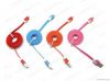 Colorful 8Pin Lightning Flat USB Cable for iPhone 5 Cord