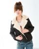 Cotton Turndown Collar Women Coat