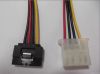 SATA 15P to PH5.08 Housing with PBT Insulator power cable