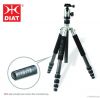 0.8KG weight lightest 100% carbon fiber camera tripod