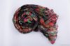 Peacock pattern scarf