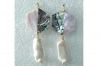 Biwa Pearl fashion Earring