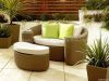 Rattan sofa set