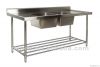 Manufacturer of restaurant kitchen stainless steel sink bench