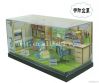 DIY handmade doll house, cute Doraemon Mini scene model childhood Dorem