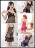 Hot sale sexy babydolls jacquard lace underwear nightdress sexy lingerie