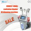 Newest 40 KHZ cavitation bipolar Rf slimming machine