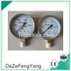 Black steel case hand vacuum pump pressure gauge