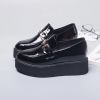 women fashion shoes leather shoes