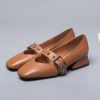 women fashion shoes leather shoes