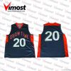 dye-sub basketball top/100% polyester/custom made