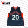 dye-sub basketball top/100% polyester/custom made