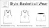 dye-sub basketball wear/100% polyester/custom made