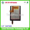 480x320 3.5inch capacitive touch screen panels can be customized