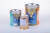 Milk powder can with h...