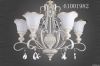 European style chandelier-resin and iron crystal pendant light