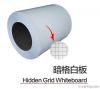 Magnetic hidden grid line whiteboard steel sheet