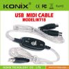 USB MIDI Cable, 2M Len...