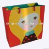 HUAPING PAPER BAG WHOLESALE, with beautiful girl picture printed