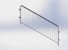 crowd control steel barrier ( hot dip galvanized )