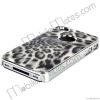 Shiny Leopard Pattern Hard Case for iPhone 4S / iPhone 4