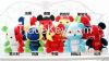 Teddy bear plush toys flag 2014 Brazilian World Cup mascot machine dollrld Cup mascot machine doll