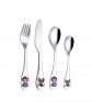 High-quality Baby spoon fork knife set with logo -children cutlery set pass CE