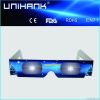 paper frame rainbow glasses for christmas and party