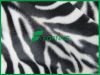 100% polyester velboa with animal design for toy/ upholstery