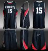 custom latest basketball jersey/ cheap reversible basketball uniform design