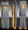 custom latest basketball jersey/ cheap reversible basketball uniform design