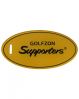  Elliptical-shaped Golf Name Plate, Made of PMMA (Acrylic) Material, OEM Orders Welcomed 