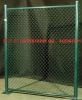 Galvanized chain link fence