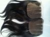 Brazilian Silk based closure, bleach knots , cap size: 4x4&quot;