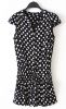 Ladies cotton polka dots jumpsuit 