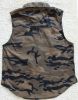 Ladies cotton camouflage vest with double chest pockets