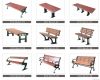 Modern styel Outdoor Wpc Bench