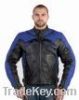 Mens Premium Naked Cowhide Leather Racer Jacket