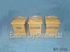 Set of 3 Bamboo canist...