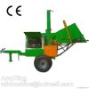 Diesel mobile wood chipper shredder with CE