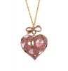 2014 wholesale cheap gold plating fashion jewelry girlfriend heart pendant necklace